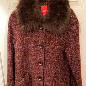 Esprit purple winter coat purple